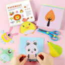 Kit com 48 Peças de Papel para Recorte e Atividades Manuais Infantil Ferrazi