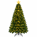 Árvore de Natal com Fibra Ótica e LED com Estrela Ferrazi - 600 Galhos Bivolt