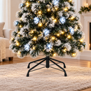 Árvore de Natal com Fibra Ótica e LED com Estrela Ferrazi - 600 Galhos Bivolt