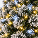 Árvore de Natal com Fibra Ótica e LED com Estrela Ferrazi - 600 Galhos Bivolt