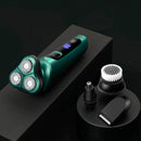 Barbeador Elétrico Multifuncional Recarregável 3 em 1 - PowerGlide