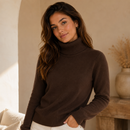 Blusa Cacharrel Feminina Gola Alta Tricô Inverno Ferrazi