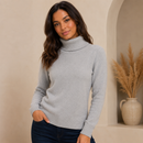 Blusa Cacharrel Feminina Gola Alta Tricô Inverno Ferrazi