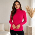 Blusa de Frio Cacharrel Feminina Gola Alta Tricô Ferrazi