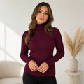 Blusa de Frio Cacharrel Feminina Gola Alta Tricô Ferrazi