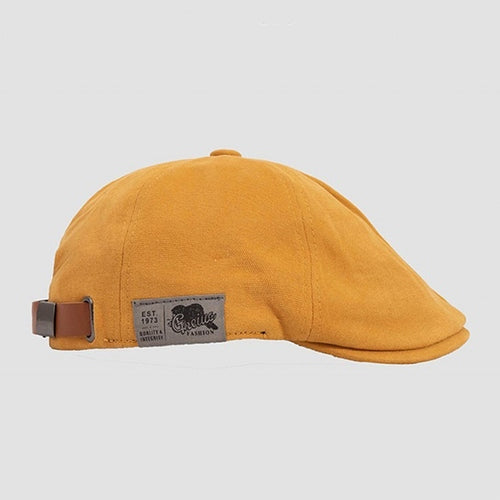 Boina Masculina Clássica de Inverno em Algodão e Linho Ferrazi