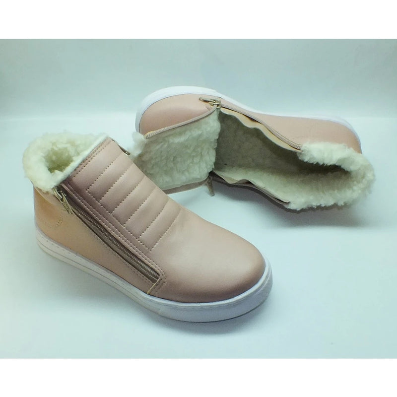 Bota Coturno Feminino com Forro de Lã para Inverno Ferrazi