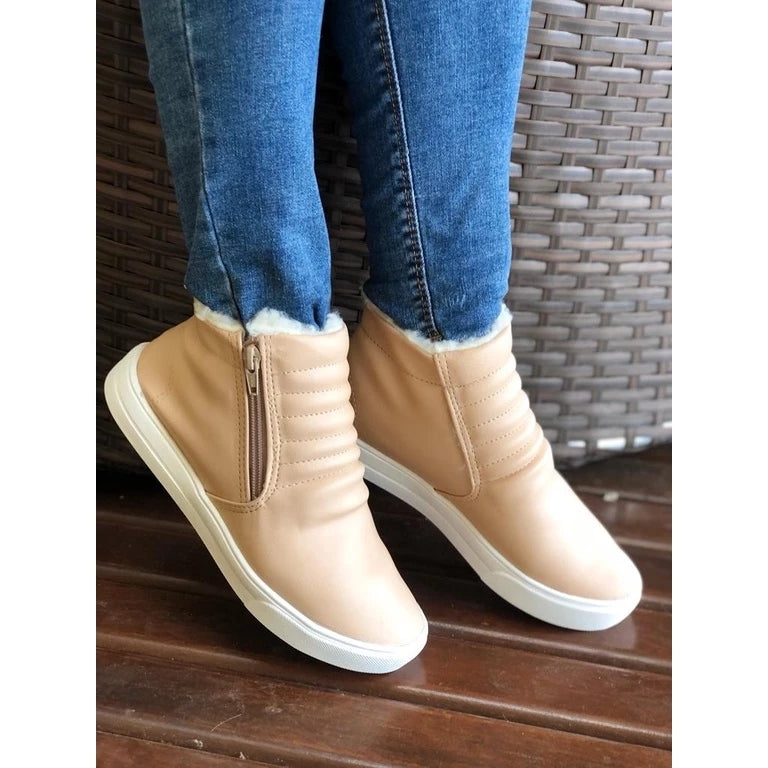 Bota Feminina de Inverno com Interior Peluciado Ferrazi