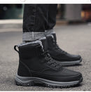 Bota Masculina de Inverno de Couro Pelúciada Ferrazi