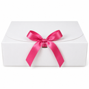 Caixa de Presente Ferrazi 25x20x8cm com Fita de Cetim - Kit 10 Caixas