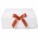 Caixa de Presente Ferrazi 25x20x8cm com Fita de Cetim - Kit 10 Caixas