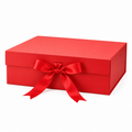 Caixa de Presente Premium Ferrazi 20x18x8cm com Fita de Cetim - Kit 2 Caixas