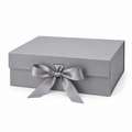 Caixa de Presente Premium Ferrazi 20x18x8cm com Fita de Cetim - Kit 2 Caixas