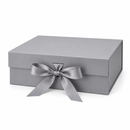 Caixa de Presente Premium Ferrazi 20x18x8cm com Fita de Cetim - Kit 2 Caixas