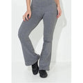 Calça Feminina Flare Flanelada Térmica com Cintura Alta Ferrazi