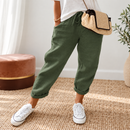 Calça Feminina Reta Soltinha com Bolsos e Cintura Baixa Ferrazi