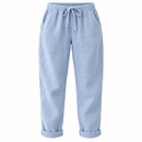 Calça Feminina Reta Soltinha com Bolsos e Cintura Baixa Ferrazi