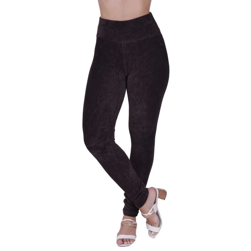 Calça Legging Feminina Flanelada de Veludo de Inverno Ferrazi