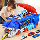 Caminhão Rampa Engole Dinossauro Brinquedo Infantil Ferrazi