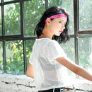 Camisa Feminina Esportiva Transparente de Malha Ferrazi