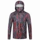 Camisa Masculina Proteção Solar UV50+ com Capuz e Máscara Ferrazi
