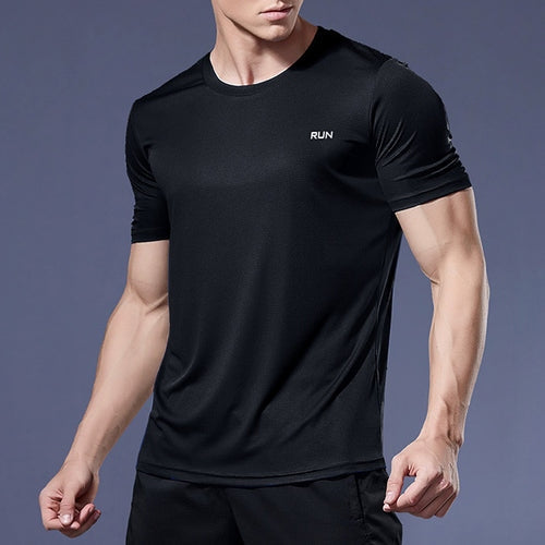 Camiseta Masculina em Seda Gelo de Secagem Rápida Respirável Ferrazi