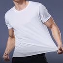 Camiseta Masculina em Seda Gelo de Secagem Rápida Respirável Ferrazi