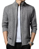 Casaco Esportivo Masculino Casual de Lã Ferrazi