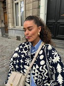 Casaco Feminino Vintage Estampado Ferrazi