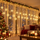 Cascata Pisca Pisca Floco de Neve Ferrazi 2,5m com 138 LEDs e 8 Funções