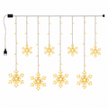Cascata Pisca Pisca Floco de Neve Ferrazi 2,5m com 138 LEDs e 8 Funções
