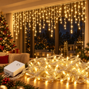 Cascata Pisca Pisca de Natal Ferrazi - 10m com 400 LEDs e 8 Funções