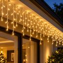 Cascata Pisca Pisca de Natal Ferrazi - 10m com 400 LEDs e 8 Funções