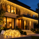 Cascata Pisca Pisca de Natal Ferrazi - 10m com 400 LEDs e 8 Funções