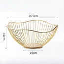 Cesta de Mesa para Frutas e Vegetais de Metal Ferrazi