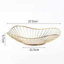 Cesta de Mesa para Frutas e Vegetais de Metal Ferrazi