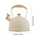 Chaleira Moderna com Cabo de Madeira em Inox Ferrazi