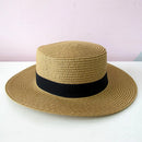 Chapéu Feminino de Praia Estilo Paris com Faixa Aba Média Dobrável Ferrrazi
