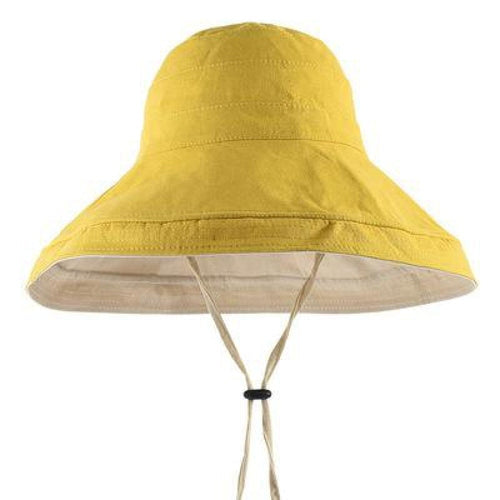 Chapéu Feminino de Verão com Aba Larga Dupla Face Dobrável Ferrazi