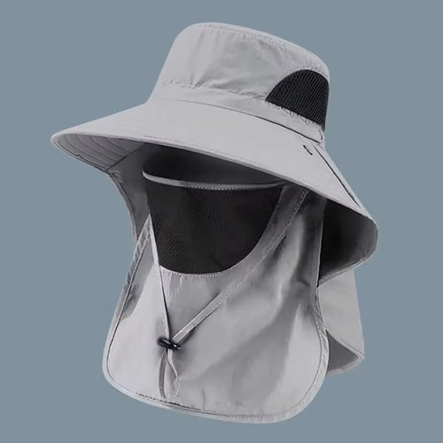 Chapéu Unissex de Verão com Proteção UV e Protetor de Pescoço Ferrazi