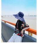 Chapéu de Praia Feminino Aba Larga com Proteção UV50+ Ferrazi