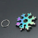 Chave Multifuncional Floco de Neve 18 Em 1 | Snowflake Tool