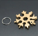 Chave Multifuncional Floco de Neve 18 Em 1 | Snowflake Tool