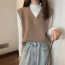 Colete Feminino Tricotado Gola V Ferrazi