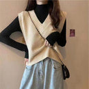 Colete Feminino Tricotado Gola V Ferrazi