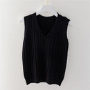 Colete Suéter Feminino Tricotado de Malha Ferrazi