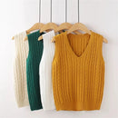 Colete Suéter Feminino Tricotado de Malha Ferrazi