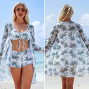 Conjunto Biquíni 3 Peças com Saída de Praia Kimono Ferrazi