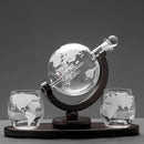 Conjunto Decanter de Whisky Globo de Vidro Ferrazi