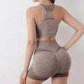 Conjunto Esportivo Feminino Top e Short sem Costura Ferrazi